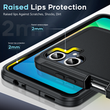 LeYi for Samsung-Galaxy-A06 Case with Screen Protector X1, Samsung Galaxy A06 Case 3 in 1 Rugged Shockproof Android Cover Funda A06