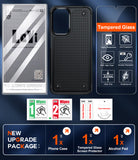 LeYi for Galaxy A13-5G Phone Case, with Screen Protector for Women, Dual Layer Protective Hard PC Back & Soft Bumper Resilient Shock Absorb Case for Samsung A14 Case