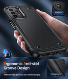 LeYi for Galaxy A13-5G Phone Case, with Screen Protector for Women, Dual Layer Protective Hard PC Back & Soft Bumper Resilient Shock Absorb Case for Samsung A14 Case