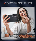 LeYi for Galaxy A13-5G Phone Case, with Screen Protector for Women, Dual Layer Protective Hard PC Back & Soft Bumper Resilient Shock Absorb Case for Samsung A14 Case