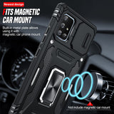 LeYi for Galaxy A71-5G Phone Case: [2 Packs] Screen Protector, Military-Grade & Magnetic Stand Funda para A 71