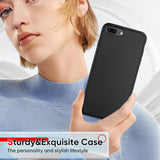 LeYi for iPhone 7 Plus/8 Plus Cases, 7 Plus/8 Plus Cover with Tempered Glass Screen Protectors, Soft Silicone Ultra Slim Shockproof Cover with Anti-Scratch Microfiber Lining 7 Plus/8 Plus Case