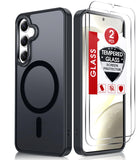 LeYi for Samsung Galaxy S24 5G/S25 5G Phone Case Compatible with MagSafe Slim Thin Magnetic Military Grade Shockproof Protective Cover