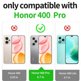 LeYi for Honor 400 Pro 5G Case:Honour 400 Pro Case with Tempered Glass Screen Protector, [Military-Grade] Shockproof Kickstand Funda para