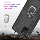 LeYi for Samsung Galaxy S10 Lite/A91/M80S Case with Glass Screen Protector Replacement, Military-Grade Shockproof Magnetic Ring Stand Cell Android Case Cover