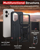 LeYi for Honor 400 5G Case:Honor 400 5G Case with Tempered Glass Screen Protector, [Military-Grade] Shockproof Kickstand Funda para