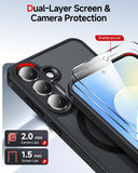 LeYi for Google Pixel 10A Case: Compatible with Mag-Safe with Screen Protector, Military-Grade Matte Translucent Soft-Touch Skin Funda para 10 A 5G