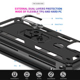 LeYi for Motorola Moto G Stylus 5G 2021 Case, Motorola G Stylus 5G 2021 Phone Case with Glass Screen Protector Replacement, Military-Grade Shockproof Magnetic Ring Stand Cell Android Case Cover