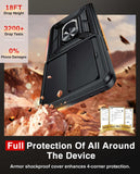 LeYi for Honor 400 Pro 5G Case:Honour 400 Pro Case with Tempered Glass Screen Protector, [Military-Grade] Shockproof Kickstand Funda para