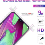 LeYi for Samsung Galaxy A40 Case with Glass Screen Protector Replacement, Military-Grade Shockproof Magnetic Ring Stand Cell Android Case Cover