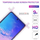 LeYi for Samsung Galaxy S10 Lite/A91/M80S Case with Glass Screen Protector Replacement, Military-Grade Shockproof Magnetic Ring Stand Cell Android Case Cover