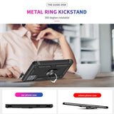 LeYi for Samsung Galaxy A51 Case with Glass Screen Protector Replacement, Military-Grade Shockproof Magnetic Ring Stand Cell Android Case Cover
