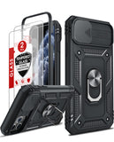 LeYi for iPhone 11 Pro Max Phone Case: iPhone 11 Pro Max Case with Screen Protector X 1, Slide Camera Cover with Magnetic Stand, Heavy Duty Shockproof para 11 Pro Max Case for Women Girl