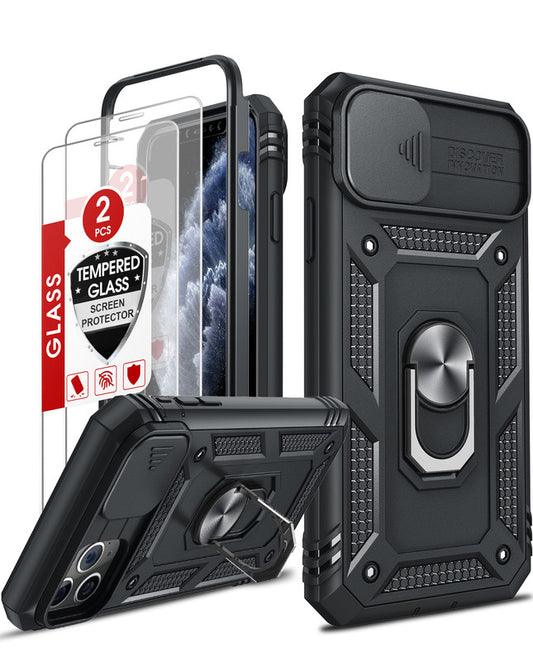 LeYi for iPhone 11 Pro Max Phone Case: iPhone 11 Pro Max Case with Screen Protector X 1, Slide Camera Cover with Magnetic Stand, Heavy Duty Shockproof para 11 Pro Max Case for Women Girl