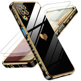 LeYi for Samsung Galaxy A12 5G Case: with Tempered Glass Screen Protector [2 Pcs]+ Full Camera Lens Protection
