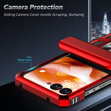 LeYi for Motorola-Moto Razr 2024 Case: [Military-Grade] Cellphone Case Cover with Magnetic Ring Kickstand for Moto Razr 2024