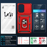 LeYi for Motorola-Moto G Stylus 5G 2024 Case: with Slide Camera Cover and Screen Protector, [Military-Grade] Cellphone Case Cover with Magnetic Ring Kickstand for Moto G Stylus 5G 2024