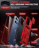LeYi for Motorola-Moto G Power 5G 2026 Case: with Slide Camera Cover and Screen Protector, [Military-Grade] Cellphone Case Cover with Magnetic Ring Kickstand for Moto G Power 5G 2026