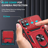 LeYi for Samsung Galaxy A12 Phone Case: Samsung Galaxy A12 Case with 2 Tempered Glass Screen Pro Maxtector, Slide Camera Cover, Ring Stand Holder, Heavy Duty Shockproof para Samsung Galaxy A 12 Cover for Women Girl