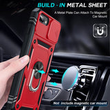 LeYi for iPhone 6/7/8 Plus-5G Phone Case: 6/7/8 Plus 5G Case with Screen Protector X 2, Slide Camera Cover with Magnetic Stand, Heavy Duty Shockproof para 6/7/8 Plus Case for Women Girl