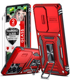 LeYi Compatible for Samsung Galaxy S25 Ultra Phone Case: Samsung S25 Ultra Case with Screen Protector 2 PCS, Heavy Duty Protection para S25 Ultra Case