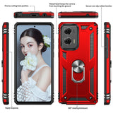 LeYi for Motorola Moto G Stylus 5G 2024 Case, Motorola G Stylus 5G 2024 Phone Case with Glass Screen Protector Replacement, Military-Grade Shockproof Magnetic Ring Stand Cell Android Case Cover