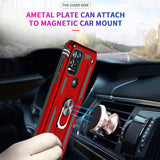 LeYi for Motorola Moto G Stylus 5G 2021 Case, Motorola G Stylus 5G 2021 Phone Case with Glass Screen Protector Replacement, Military-Grade Shockproof Magnetic Ring Stand Cell Android Case Cover