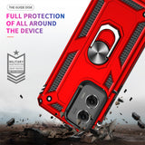 LeYi for Motorola Moto G Stylus 5G 2024 Case, Motorola G Stylus 5G 2024 Phone Case with Glass Screen Protector Replacement, Military-Grade Shockproof Magnetic Ring Stand Cell Android Case Cover