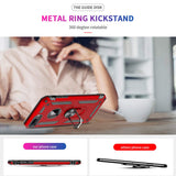 LeYi for iPhone 8 Plus/7 Plus Case, iPhone 6s Plus/6 Plus Phone Case with Glass Screen Protector Replacement, Military-Grade Shockproof Magnetic Ring Stand Cell Android Case Cover