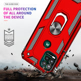 LeYi for Motorola Moto G Stylus 5G 2021 Case, Motorola G Stylus 5G 2021 Phone Case with Glass Screen Protector Replacement, Military-Grade Shockproof Magnetic Ring Stand Cell Android Case Cover