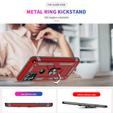 LeYi for Motorola Moto G Stylus 5G 2021 Case, Motorola G Stylus 5G 2021 Phone Case with Glass Screen Protector Replacement, Military-Grade Shockproof Magnetic Ring Stand Cell Android Case Cover