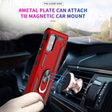 LeYi for Samsung Galaxy A51 Case with Glass Screen Protector Replacement, Military-Grade Shockproof Magnetic Ring Stand Cell Android Case Cover