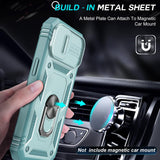 LeYi for iPhone 15 Plus 5G Phone Case:iPhone 15 Plus 5G Case with Screen Protector X 2, Slide Camera Cover with Magnetic Stand, Heavy Duty Shockproof para i Phone 15 Plus Case for Women Girl