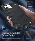 LeYi for iPhone 12/12 Pro Case with Screen Protector, Dual Layer Protective Hard PC Back & Soft Bumper Resilient Shock Absorb Case Cover for iPhone 12/12 Pro Phone
