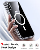 LeYi for iPhone XR Phone Case with Screen Protector X2 Camera Cover X2 MagSafe Compatible Magnetic Protective i iphoneXR Case Slim Rugged Heavy Duty Girls Women Funda para 10XR Clear
