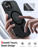 LeYi for iPhone-12 Mini Cases Green with Screen Protector X2 + Camera Cover X2:[ MagSafe Compatible] Magnetic Military Grade Protective Slim Phone Case for iPhone 12 Mini