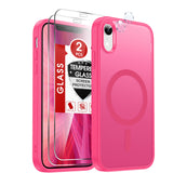 LeYi for iPhone XR Phone Case with Screen Protector X2 Camera Cover X2 MagSafe Compatible Magnetic Protective i iphoneXR Case Slim Rugged Heavy Duty Girls Women Funda para 10XR