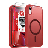 LeYi for iPhone XR Phone Case with Screen Protector X2 Camera Cover X2 MagSafe Compatible Magnetic Protective i iphoneXR Case Slim Rugged Heavy Duty Girls Women Funda para 10XR