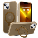 LeYi for iPhone-13 Case: with Magnetic Ring Stand for MagSafe