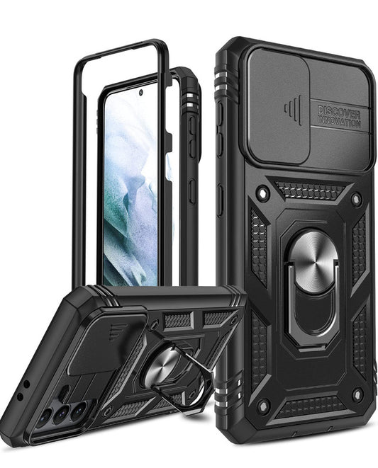 LeYi for Samsung Galaxy S21 Phone Case: Samsung S21 5G Case, Slide Camera Cover with Magnetic Stand, Heavy Duty Shockproof para S 21 Case for Women Girl