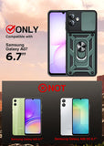 LeYi for Samsung Galaxy A07 4G Case:Samsung Galaxy A07 4G Case with Tempered Glass Screen Protector, [Military-Grade] Shockproof Kickstand Funda