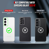 LeYi for Samsung Galaxy S23 FE 5G Phone Case: Samsung S23 FE 5G Case with Screen Protector X 2, Slide Camera Cover with Magnetic Stand, Heavy Duty Shockproof para S 23 FE Case for Women Girl