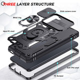 LeYi for Samsung Galaxy S21 Phone Case: Samsung S21 5G Case, Slide Camera Cover with Magnetic Stand, Heavy Duty Shockproof para S 21 Case for Women Girl