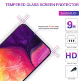 LeYi for Samsung Galaxy A50 Case with Glass Screen Protector Replacement, Military-Grade Shockproof Magnetic Ring Stand Cell Android Case Cover