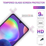 LeYi for Samsung Galaxy A41 Case with Glass Screen Protector Replacement, Military-Grade Shockproof Magnetic Ring Stand Cell Android Case Cover