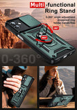 LeYi for Samsung Galaxy A07 4G Case:Samsung Galaxy A07 4G Case with Tempered Glass Screen Protector, [Military-Grade] Shockproof Kickstand Funda
