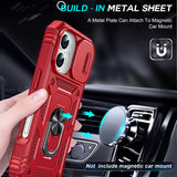 LeYi for iPhone 16 Plus Phone Case: iPhone 16 Plus Case with 2 Tempered Glass Screen Protector, Slide Camera Cover, Ring Stand Holder, Heavy Duty Shockproof para iPhone 16 Plus Cover for Women Girl