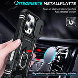 LeYi for iPhone 16 Pro Phone Case: iPhone 16 Pro Case with 2 Tempered Glass Screen Protector, Slide Camera Cover, Ring Stand Holder, Heavy Duty Shockproof para iPhone 16 Pro Cover for Women Girl
