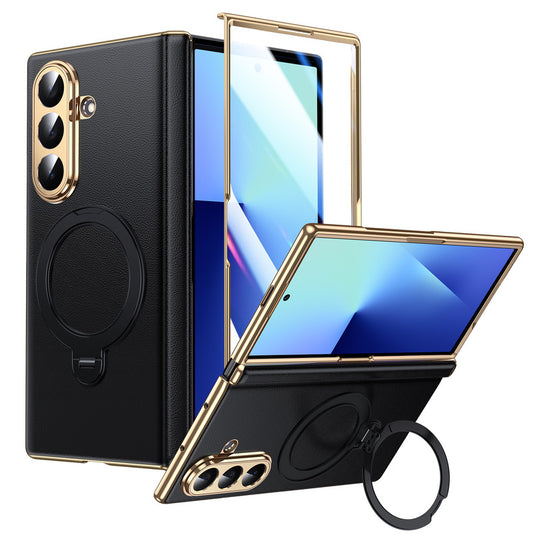 LeYi for Z-Fold-7-Case: Galaxy Z Fold 7 Case [Compatible with MagSafe] with Built-in Screen Protector