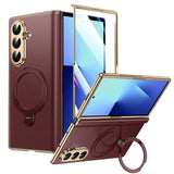 LeYi for Z-Fold-7-Case: Galaxy Z Fold 7 Case [Compatible with MagSafe] with Built-in Screen Protector